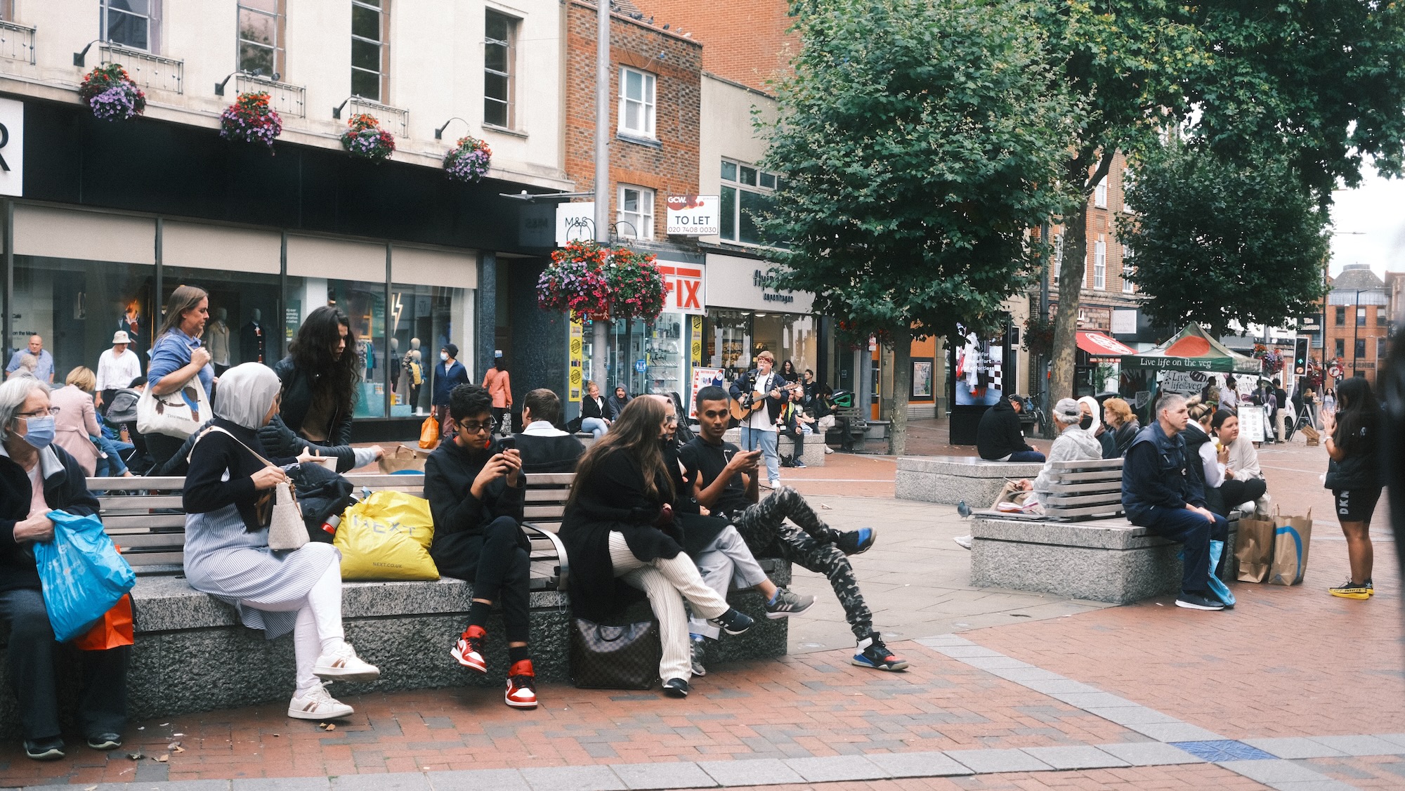 レディングの中心部