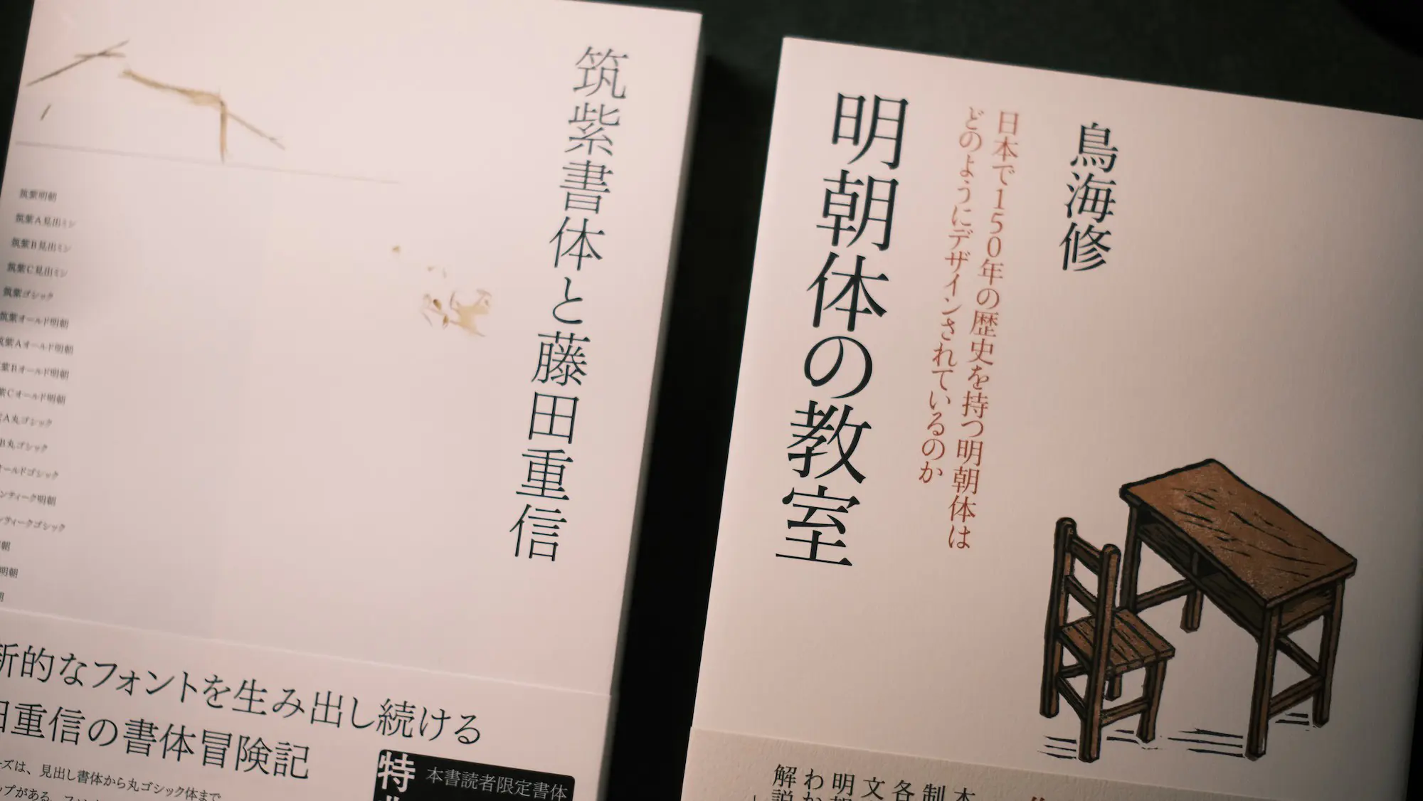 筑紫書体と藤田重信、明朝体の教室の書影