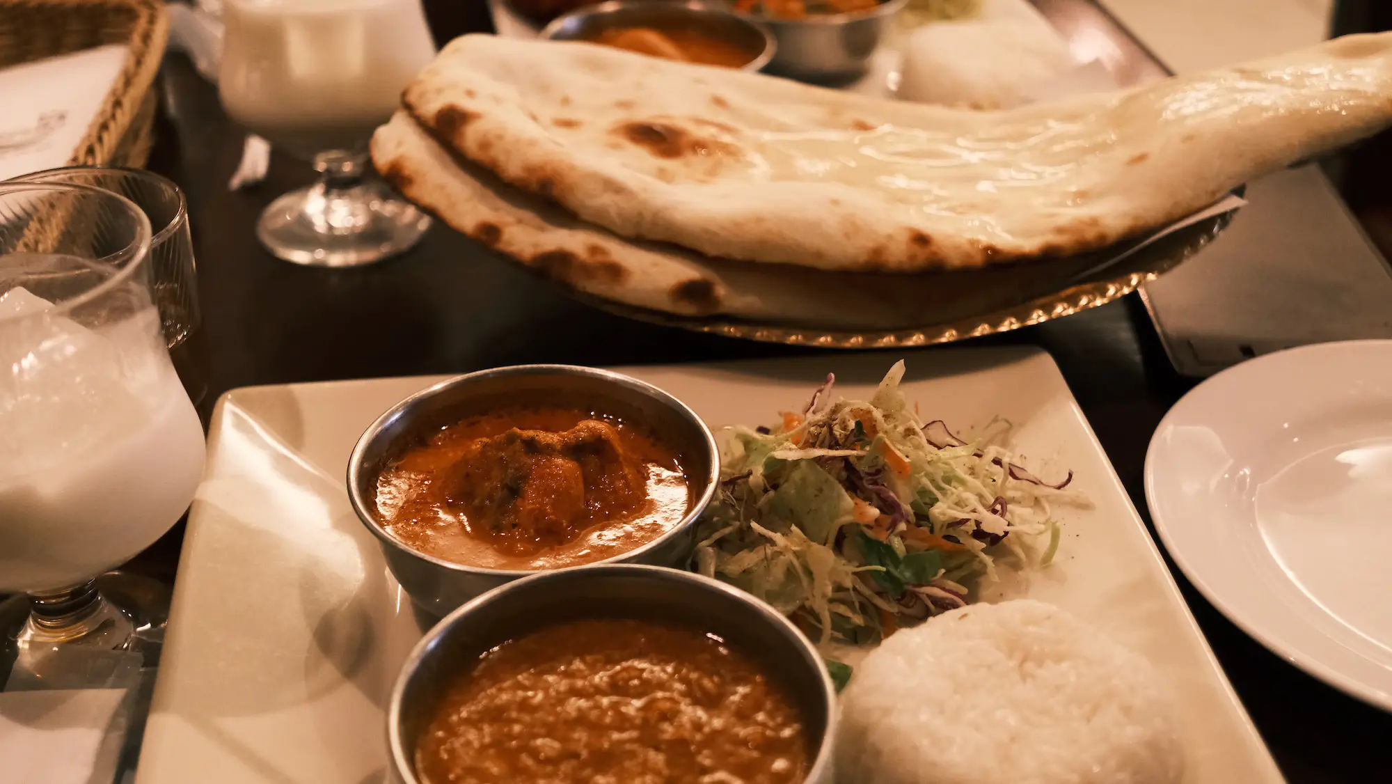 小原くんと食べた青山のインドカレー